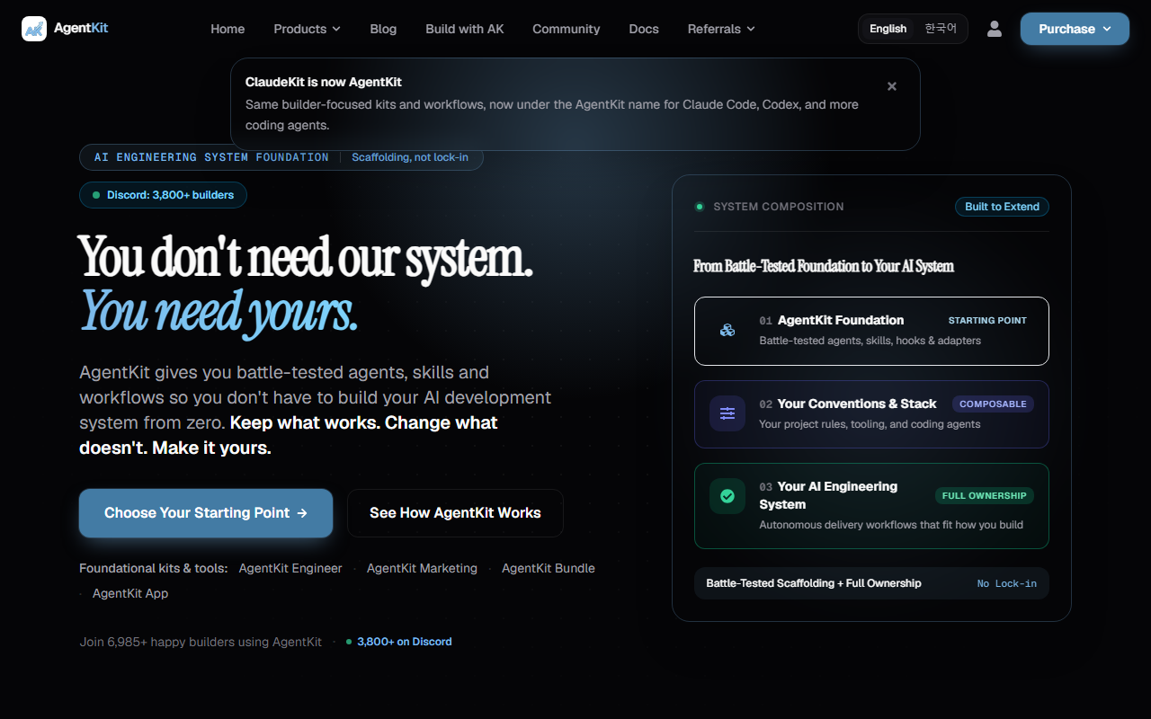 AgentKit Official Interface & Command Console