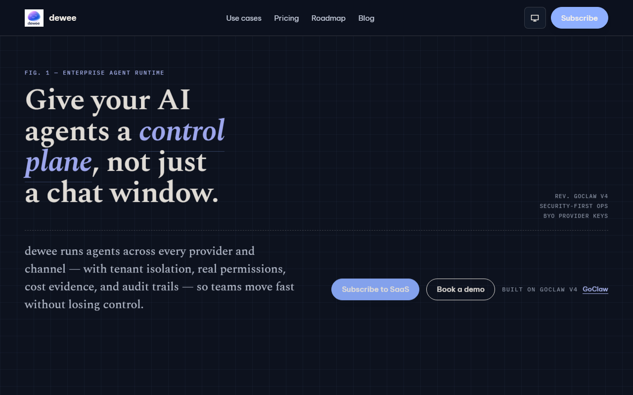 Dewee Developer Workspace